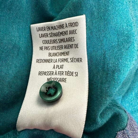 Robert Graham‎ Golf Polo Shirt Men's Medium Classic Fit Teal Blue Short Sleeve - Picture 8 of 8